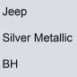 Preview: Jeep, Silver Metallic, BH.